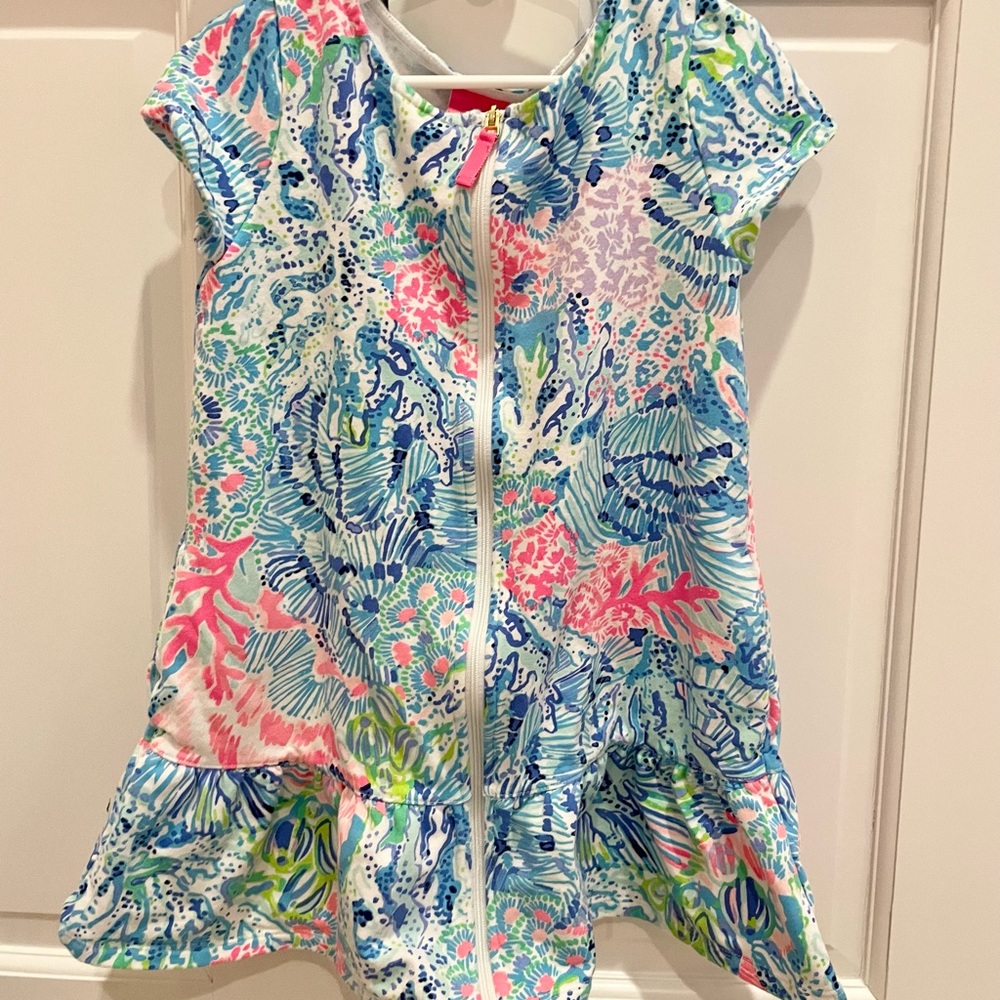 Lilly Pulitzer Girls Swim Coverup, size 6-7